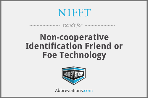 NIFFT - Non-cooperative Identification Friend or Foe Technology