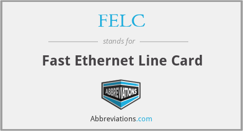 FELC - Fast Ethernet Line Card