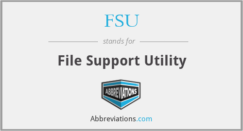FSU - File Support Utility