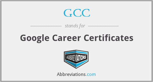 GCC - Google Career Certificates