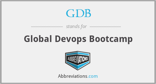 GDB - Global Devops Bootcamp
