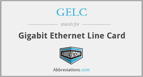 GELC - Gigabit Ethernet Line Card