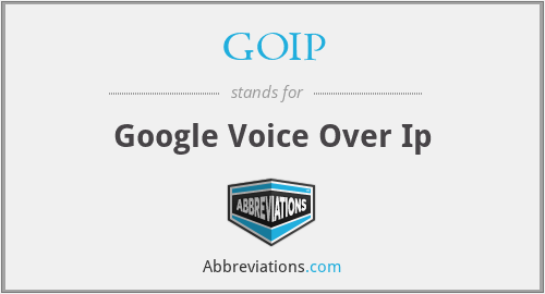 GOIP - Google Voice Over Ip