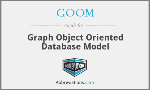 GOOM - Graph Object Oriented Database Model