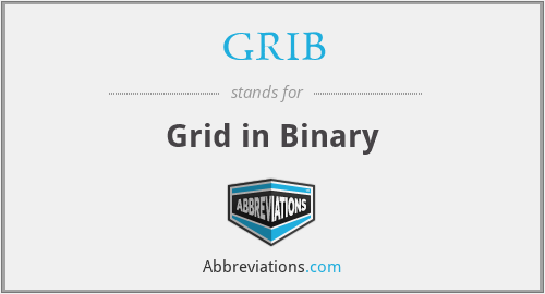 GRIB - Grid in Binary