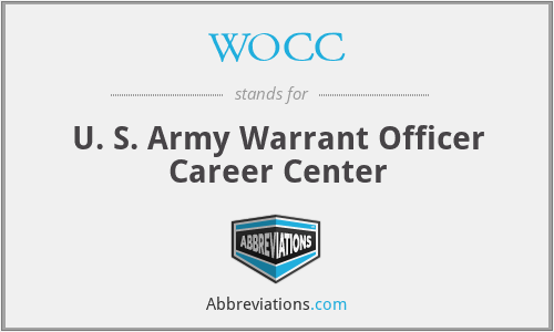 WOCC - U. S. Army Warrant Officer Career Center