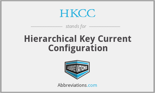 HKCC - Hierarchical Key Current Configuration
