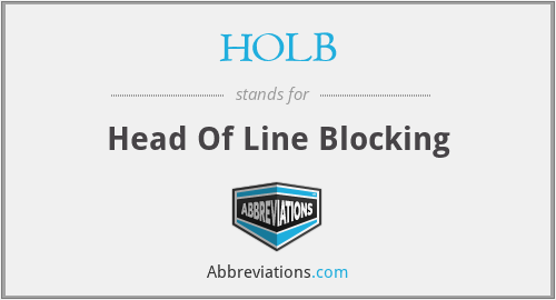 HOLB - Head Of Line Blocking