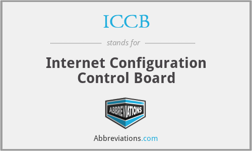 ICCB - Internet Configuration Control Board