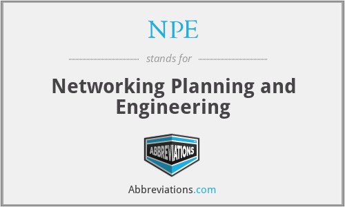 NPE - Networking Planning and Engineering