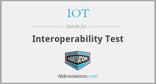 IOT - Interoperability Test