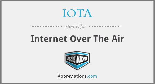 IOTA - Internet Over The Air