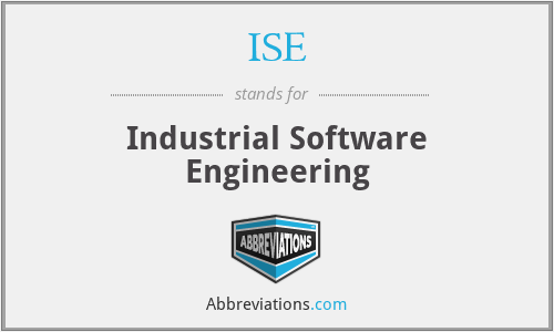 ISE - Industrial Software Engineering