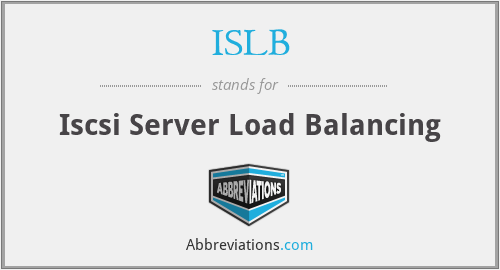 ISLB - Iscsi Server Load Balancing