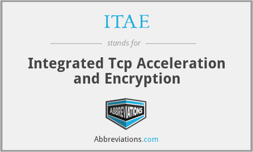 ITAE - Integrated Tcp Acceleration and Encryption