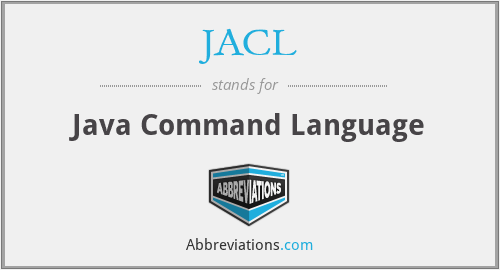 JACL - Java Command Language