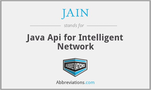JAIN - Java Api for Intelligent Network
