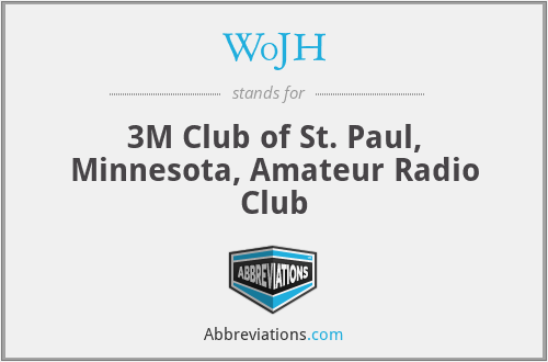 W0JH - 3M Club of St. Paul, Minnesota, Amateur Radio Club
