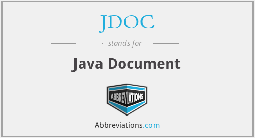 JDOC - Java Document