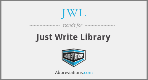JWL - Just Write Library