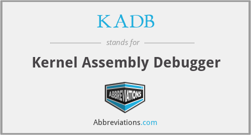 KADB - Kernel Assembly Debugger