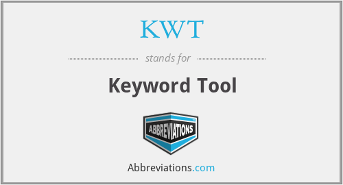 KWT - Keyword Tool