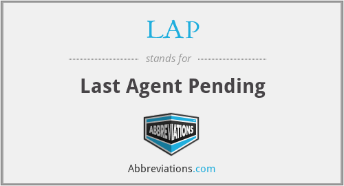 LAP - Last Agent Pending