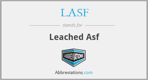 LASF - Leached Asf