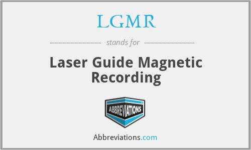 LGMR - Laser Guide Magnetic Recording