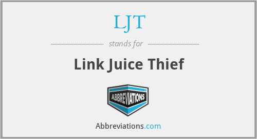LJT - Link Juice Thief