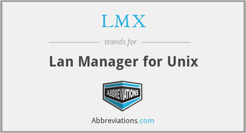 LMX - Lan Manager for Unix