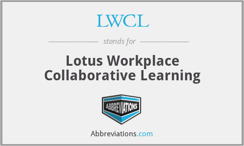 LWCL - Lotus Workplace Collaborative Learning