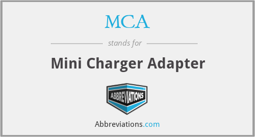 MCA - Mini Charger Adapter