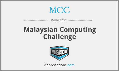 MCC - Malaysian Computing Challenge