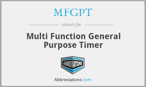 MFGPT - Multi Function General Purpose Timer