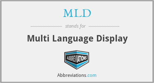 MLD - Multi Language Display