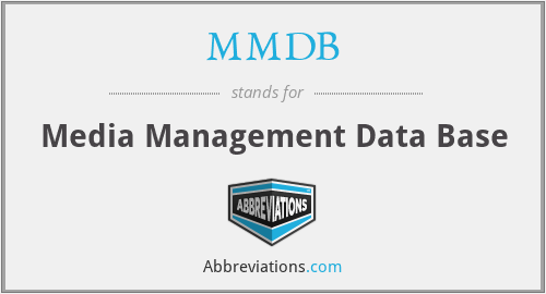 MMDB - Media Management Data Base