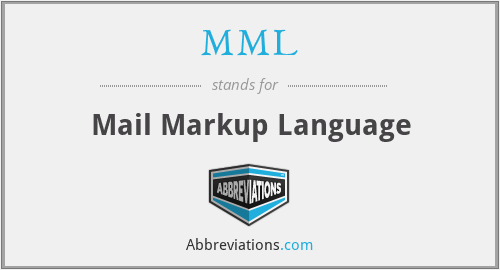 MML - Mail Markup Language