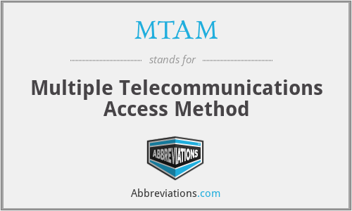 MTAM - Multiple Telecommunications Access Method