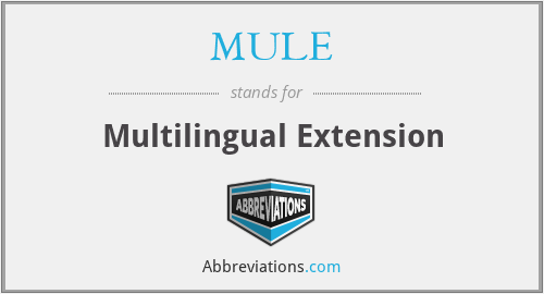 MULE - Multilingual Extension