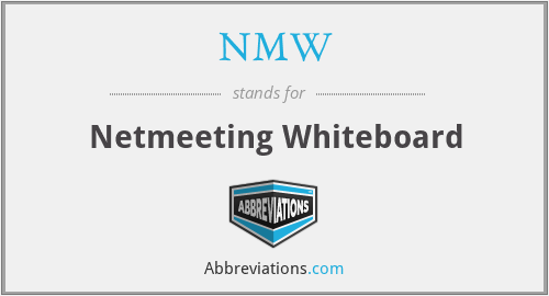 NMW - Netmeeting Whiteboard
