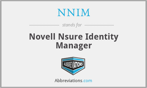 NNIM - Novell Nsure Identity Manager