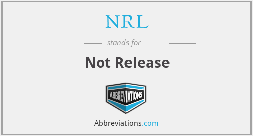 NRL - Not Release
