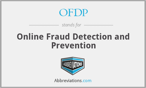 OFDP - Online Fraud Detection and Prevention