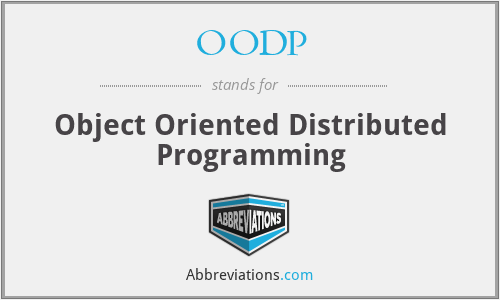 OODP - Object Oriented Distributed Programming