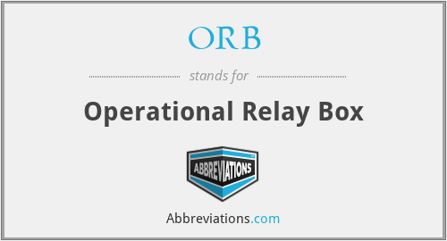 ORB - Operational Relay Box