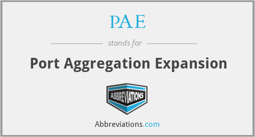 PAE - Port Aggregation Expansion