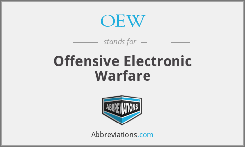 OEW - Offensive Electronic Warfare