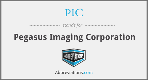 PIC - Pegasus Imaging Corporation