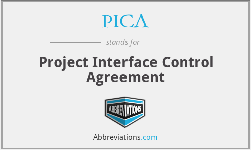PICA - Project Interface Control Agreement